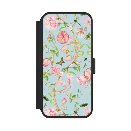 Apple iPhone 16 Pro NIVOflip Vintage Botanic Flowers Blue