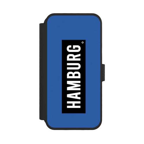 Apple iPhone 16 Pro NIVOflip HSV Hamburg Schwarz Blau