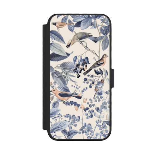 Apple iPhone 16 Pro NIVOflip Vögel und Beeren in Beige