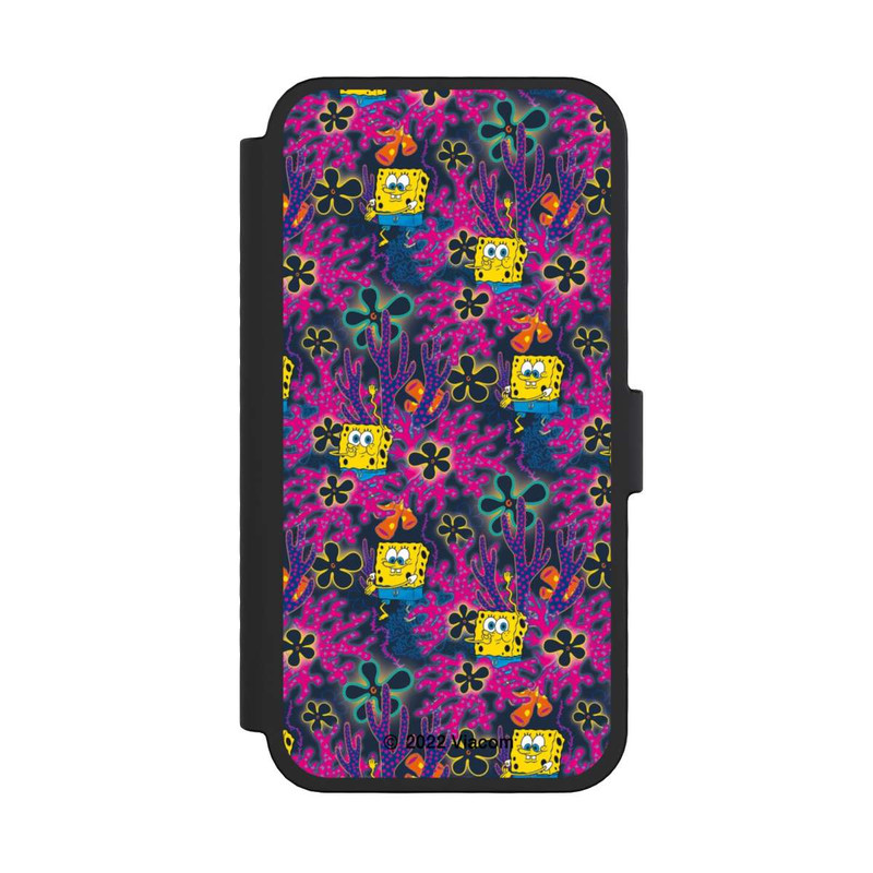 iPhone 16 Pro NIVOflip Spongebob - Coral Muster