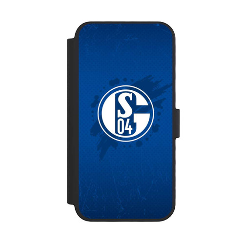 Apple iPhone 16 Pro NIVOflip Schalke 04 Farbe Fleck Blau