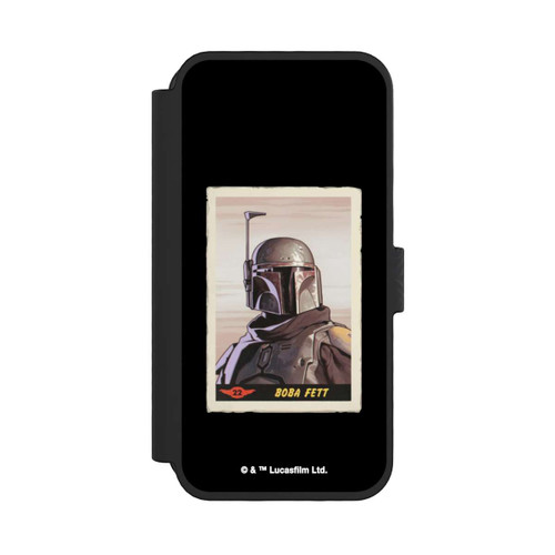 Apple iPhone 16 Pro NIVOflip Boba Fett Badges Black Background