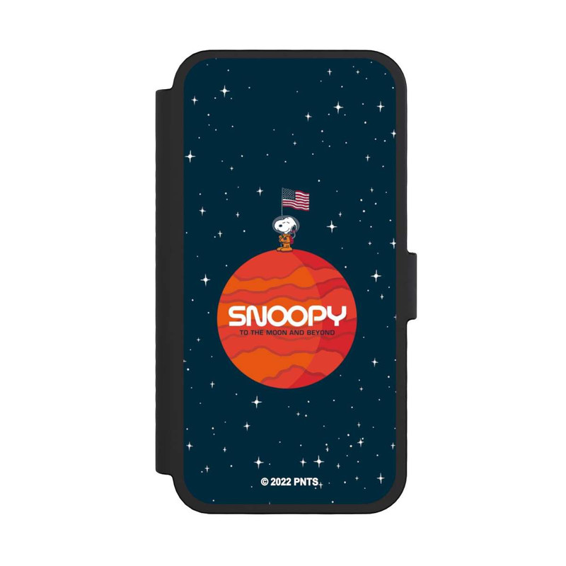 iPhone 16 Pro NIVOflip Snoopy Weltraumreisender Orange