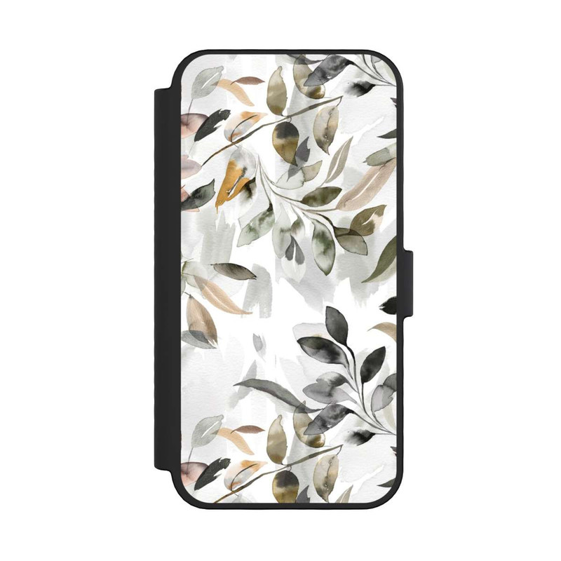 iPhone 16 Pro NIVOflip Feuilles neutres à l’aquarelle
