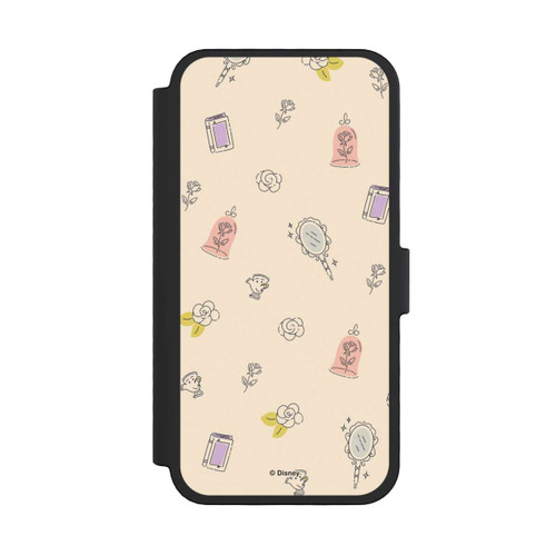 Apple iPhone 16 Pro NIVOflip Princess Accessoires Pattern Beige Disney Princess 