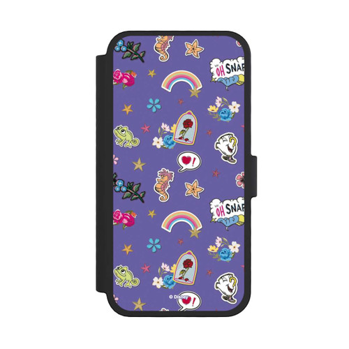 Apple iPhone 16 Pro NIVOflip Princess Pattern Purple Disney Princess