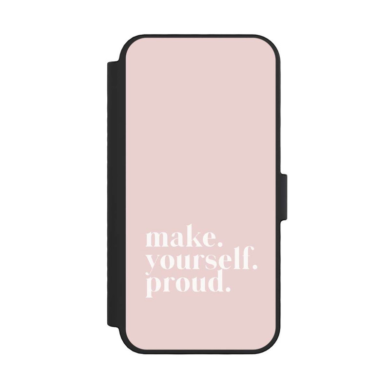 iPhone 16 Pro NIVOflip Make Yourself Proud Quote - Old Pink