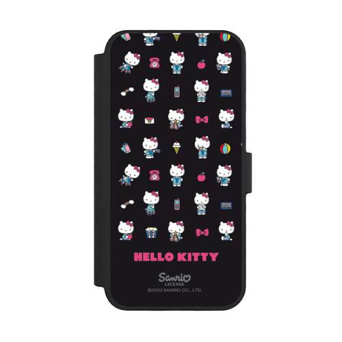 Apple iPhone 16 Pro NIVOflip Hello Kitty 90s Schwarz