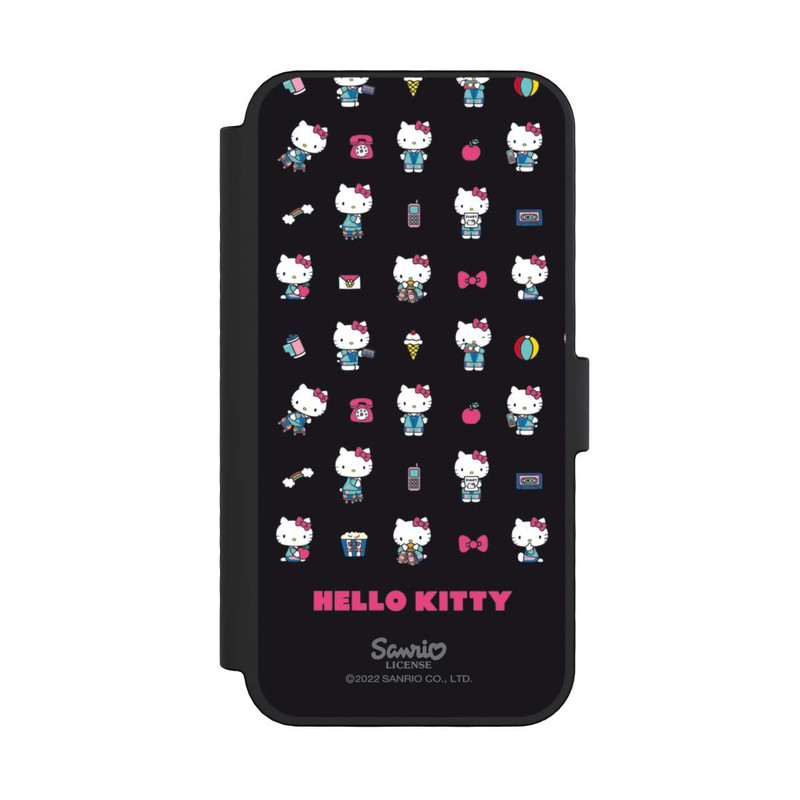 iPhone 16 Pro NIVOflip Hello Kitty 90s Schwarz