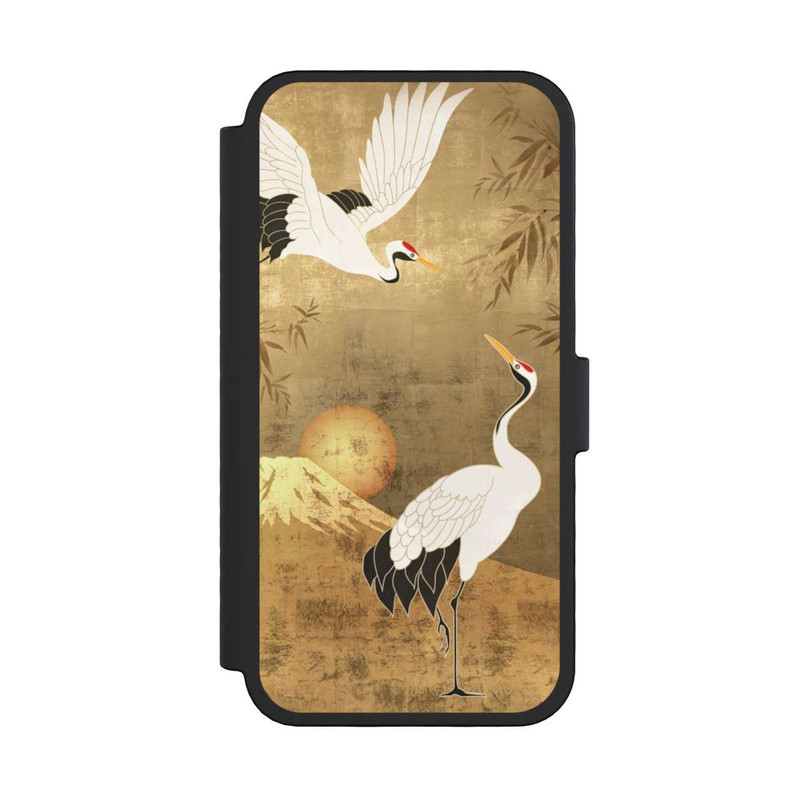 iPhone 16 Pro NIVOflip Grues Japonaises Or 2
