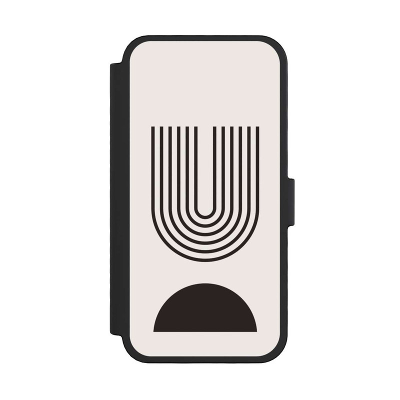 iPhone 16 Pro NIVOflip Art moderne Lignes noires