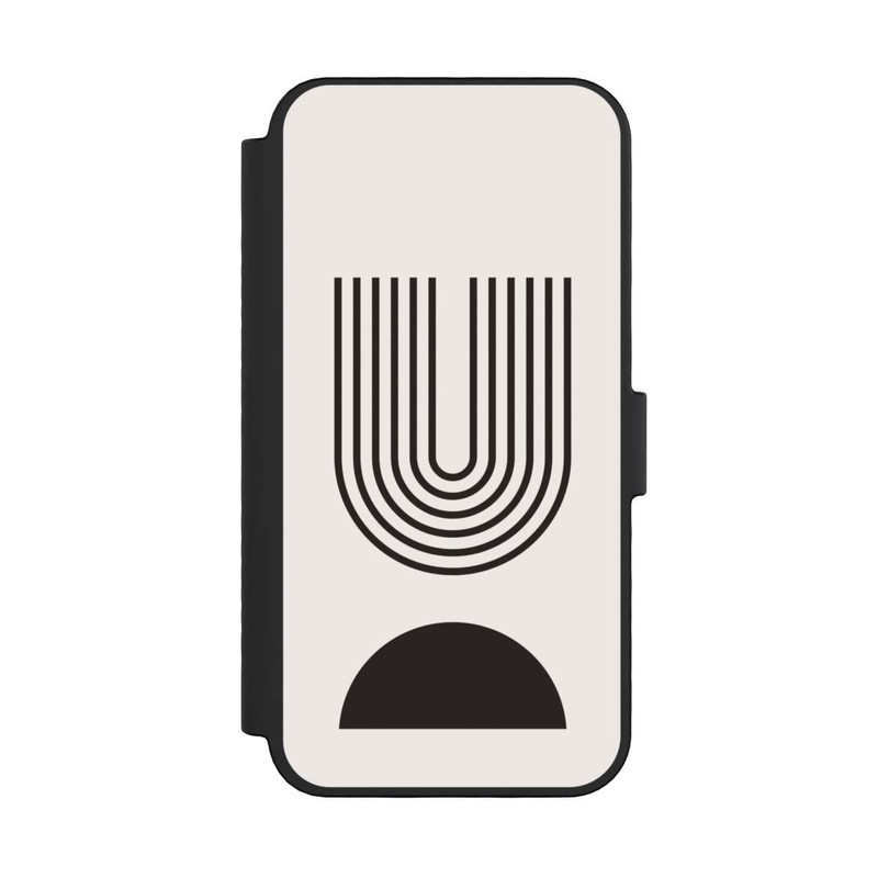 iPhone 16 Pro NIVOflip Modern Art Black Lines