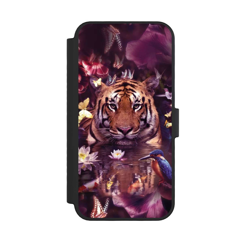 iPhone 16 Pro NIVOflip Tiger flower frame