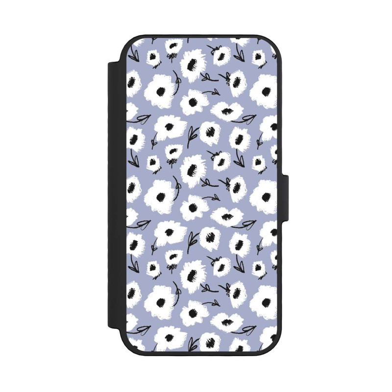 iPhone 16 Pro NIVOflip Pattern Fleurs Lilas