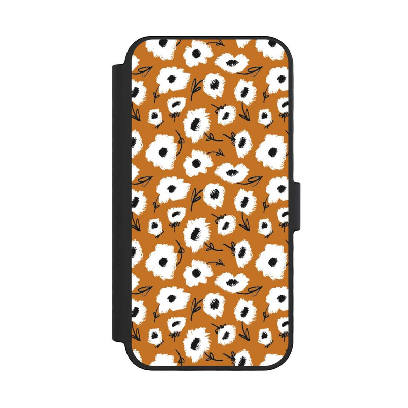 iPhone 16 Pro NIVOflip Pattern Fleurs Ocres