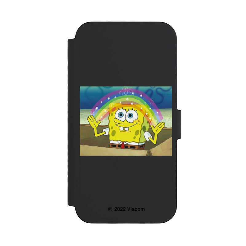 iPhone 16 Pro NIVOflip Spongebob - Regenbogen Meme transparent
