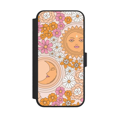 Apple iPhone 16 Pro NIVOflip Mond-Sonne-Blumen