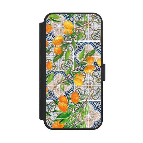 Apple iPhone 16 Pro NIVOflip Griechische Orangen Muster