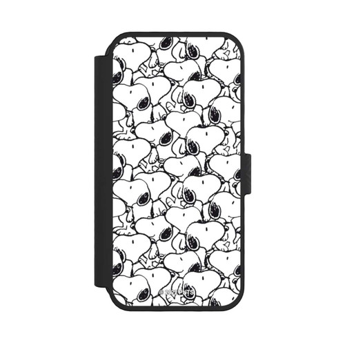 Apple iPhone 16 Pro NIVOflip Snoopy Pattern Black And White