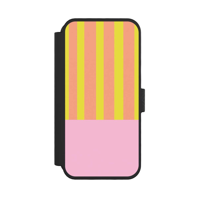 iPhone 16 Pro NIVOflip Neonfarbige Streifen