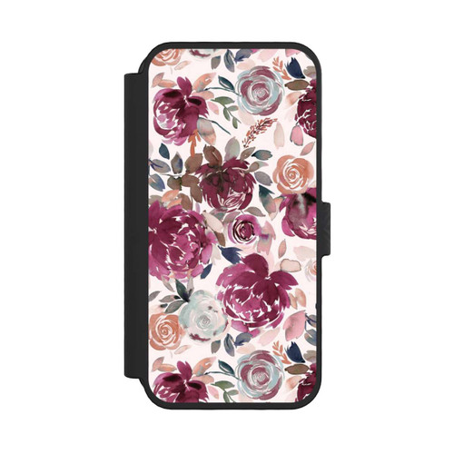 Apple iPhone 16 Pro NIVOflip Autumn Peonies and roses Pink