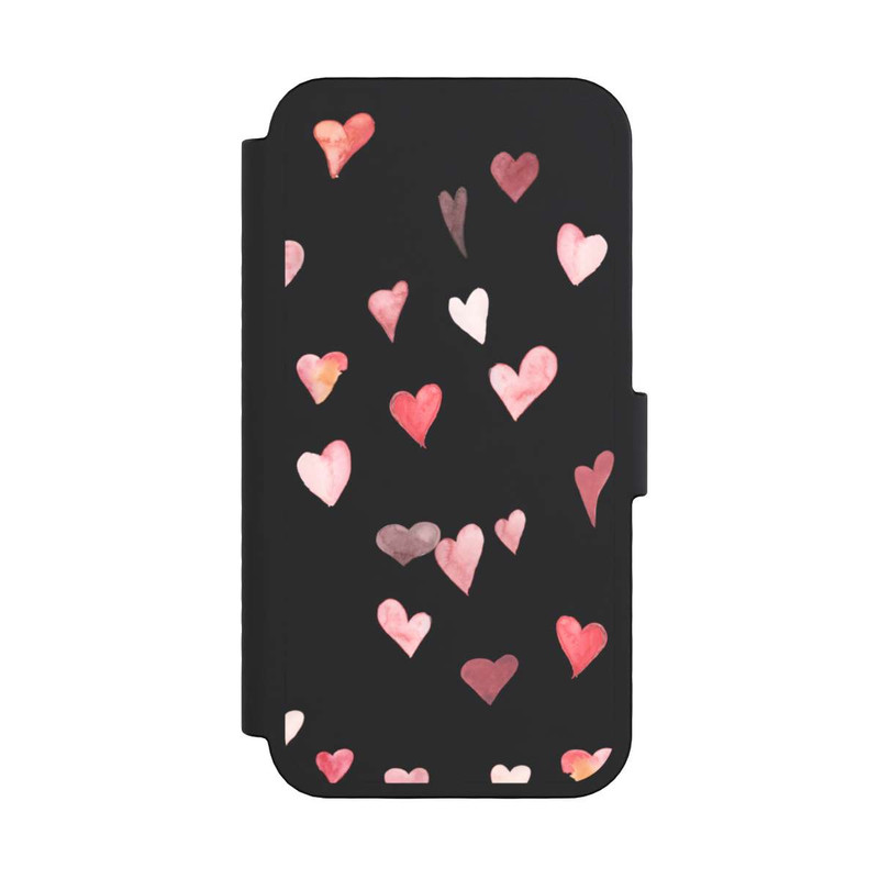 iPhone 16 Pro NIVOflip Coeurs de Saint-Valentin tombant