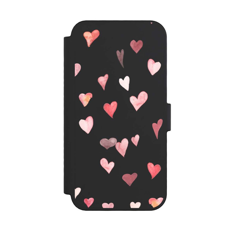 iPhone 16 Pro NIVOflip Coeurs de Saint-Valentin tombant
