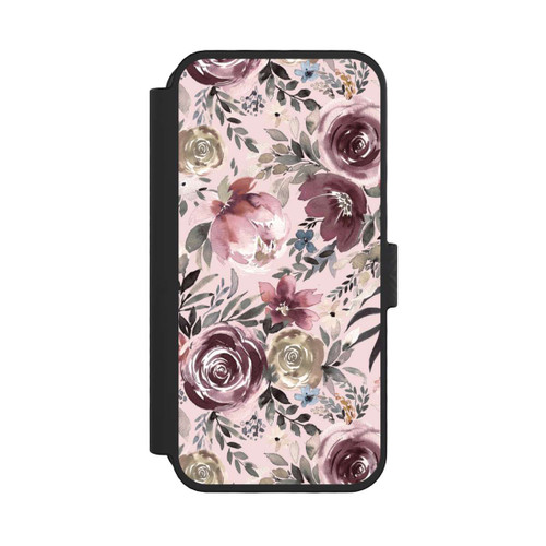 Apple iPhone 16 Pro NIVOflip Romantic Valentines Peonies Roses Pink