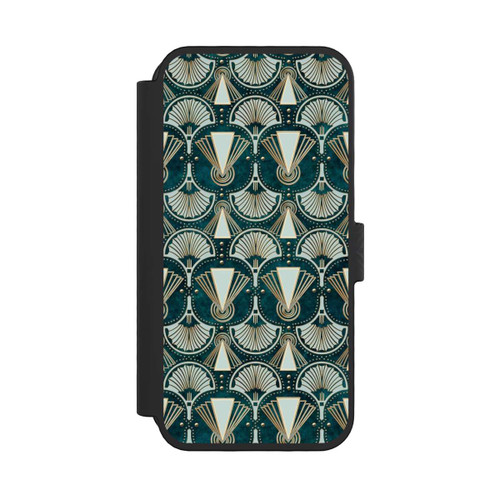 Apple iPhone 16 Pro NIVOflip Art Deco Green Pattern