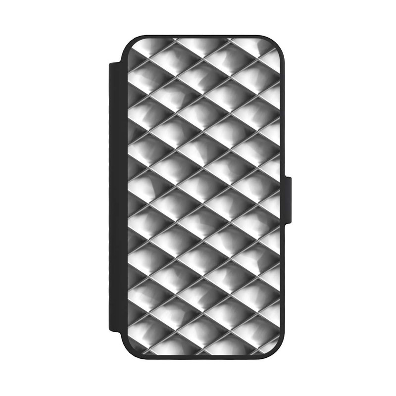 iPhone 16 Pro NIVOflip Carrés argentés Glamour
