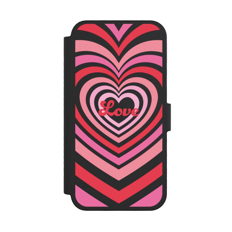 iPhone 16 Pro NIVOflip Amour, nuances rouges
