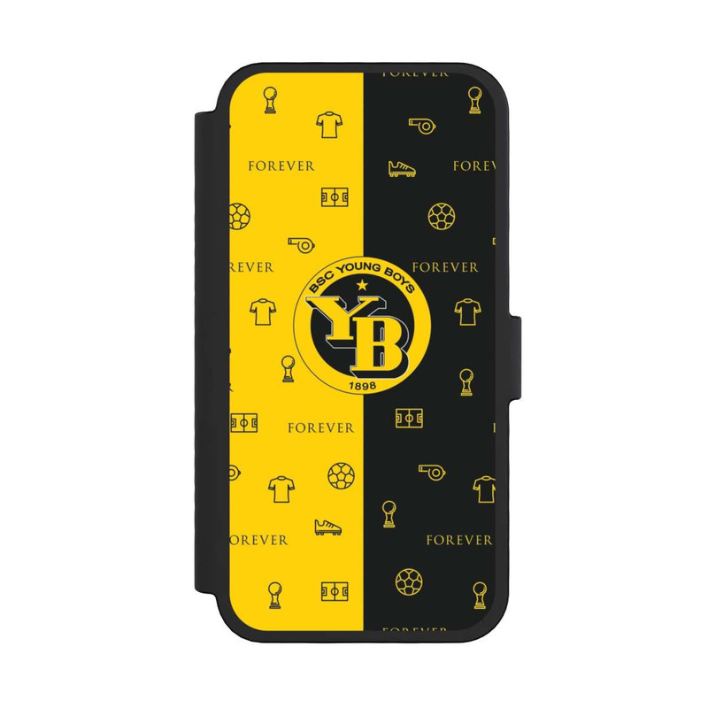 iPhone 16 Pro NIVOflip BSC YB Jaune Noir Motif