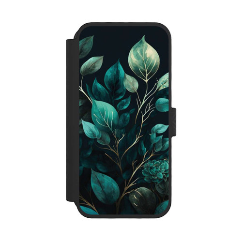 Apple iPhone 16 Pro NIVOflip Eucalyptus Dark Background