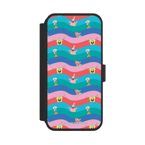 Apple iPhone 16 Pro NIVOflip Spongebob Friends Colorful Waves
