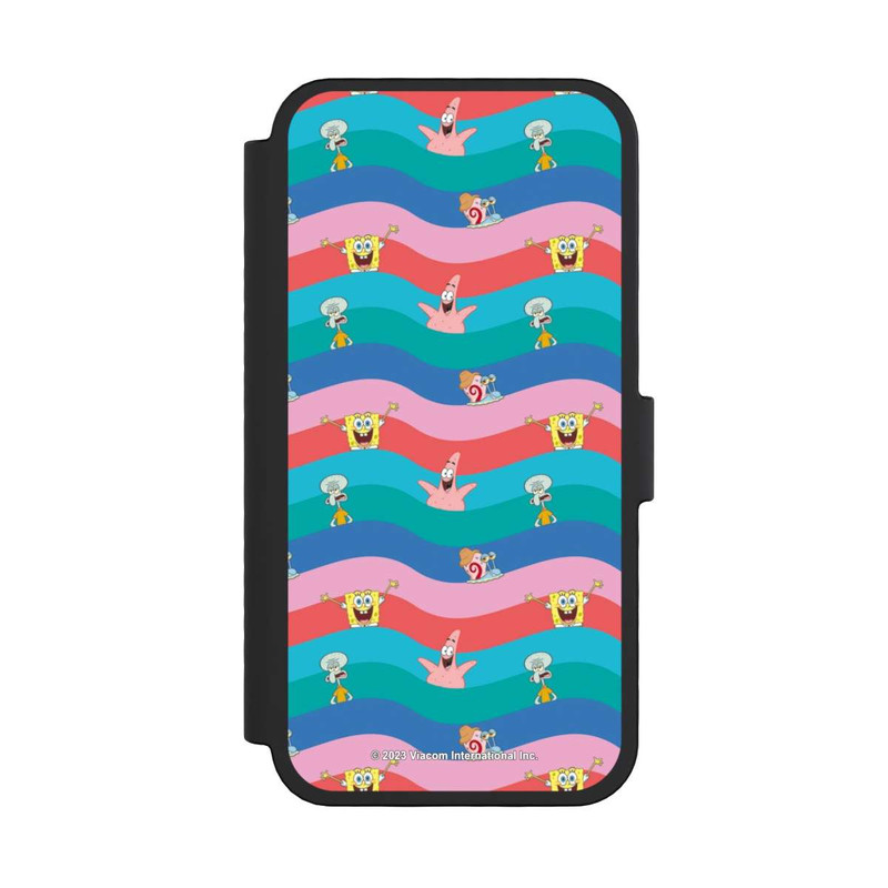 iPhone 16 Pro NIVOflip Spongebob Freunde Bunte Wellen