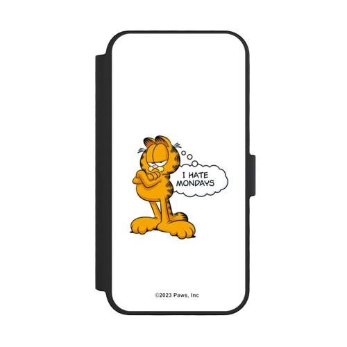 Apple iPhone 16 Pro NIVOflip Garfield I Hate Mondays Weiß