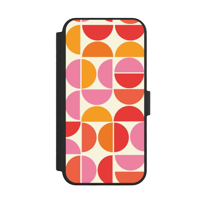 iPhone 16 Pro NIVOflip Motif Tendance Rétro Orange
