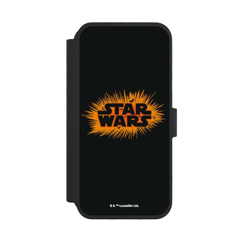 Apple iPhone 16 Pro NIVOflip Star Wars Logo Orange Halloween Explosion