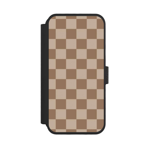 Apple iPhone 16 Pro NIVOflip Braun Karo