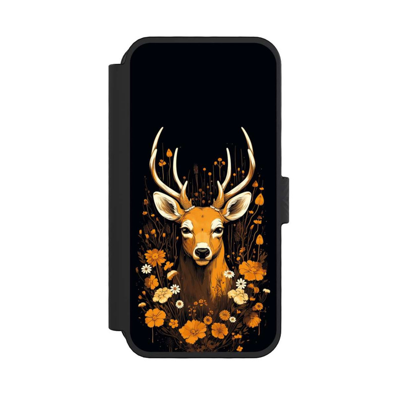 iPhone 16 Pro NIVOflip Deer Flowers Big