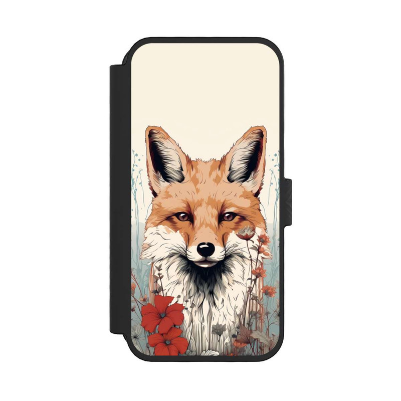 iPhone 16 Pro NIVOflip  Fox with Flowers