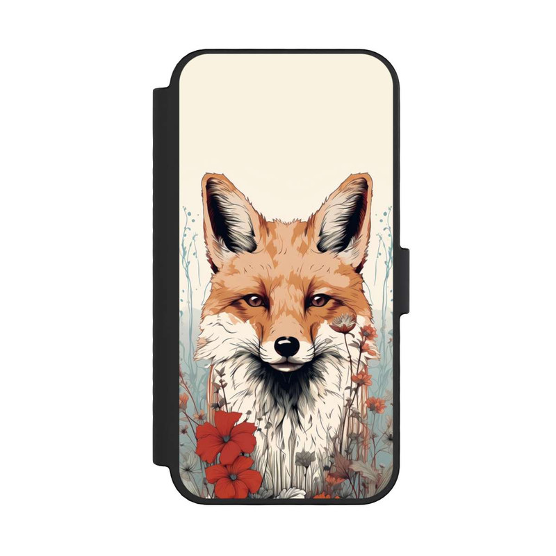 iPhone 16 Pro NIVOflip  Fox with Flowers