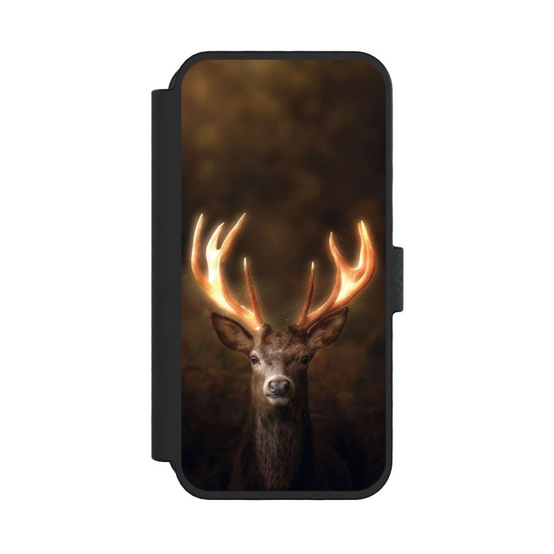 iPhone 16 Pro NIVOflip Hirsch Goldenes Geweih