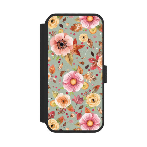 Apple iPhone 16 Pro NIVOflip Autumn Flowers Soft Green
