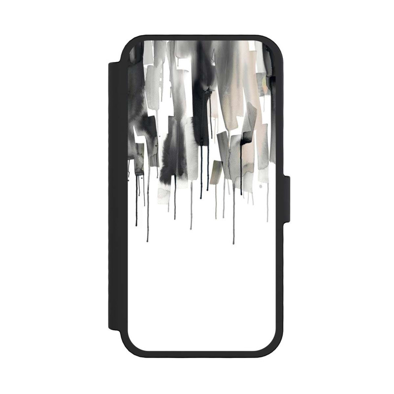 iPhone 16 Pro NIVOflip Watery Stripes Japandi Black