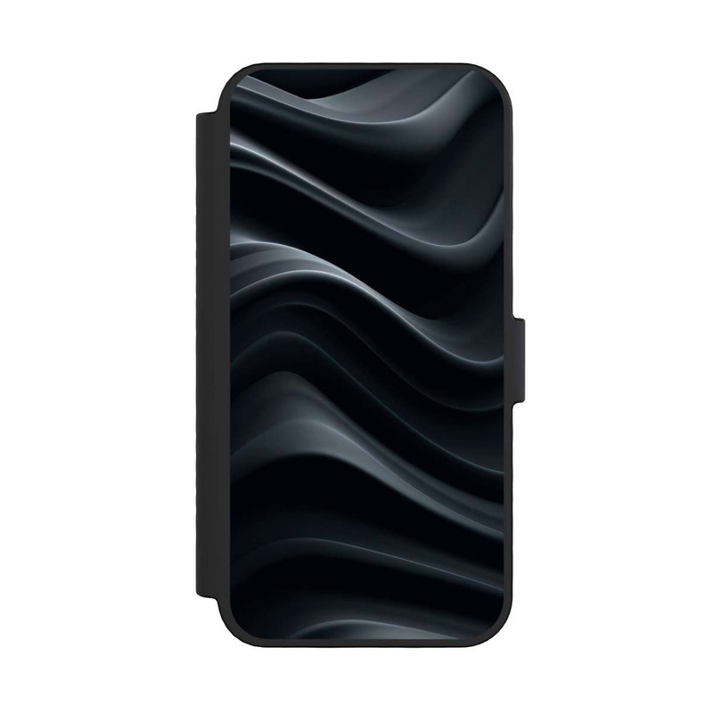 iPhone 16 Pro NIVOflip Black Waves Texture