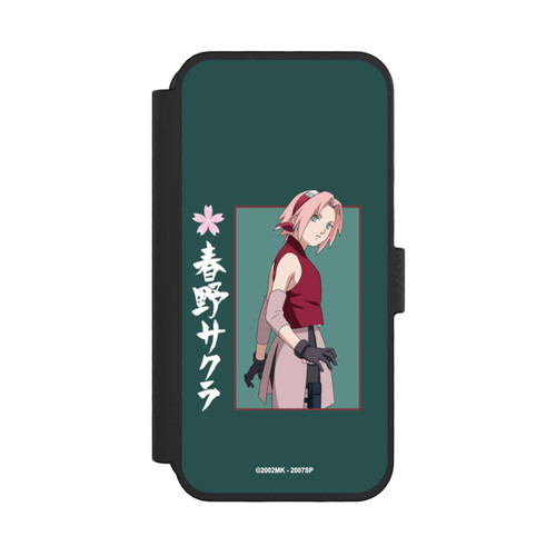 Apple iPhone 16 Pro NIVOflip Sakura Grüner Hintergrund