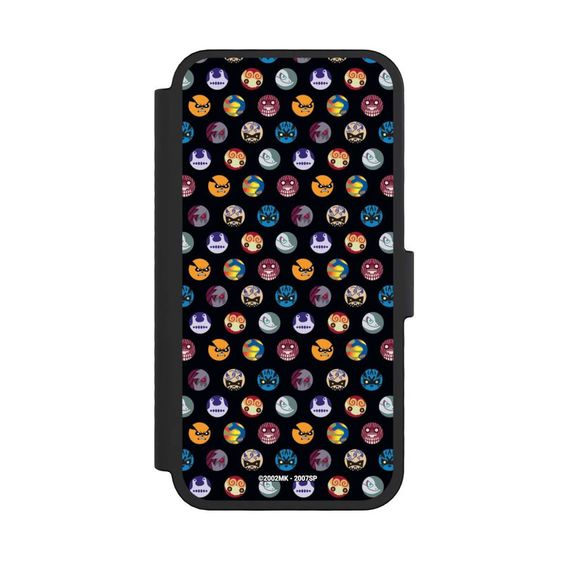 iPhone 16 Pro NIVOflip Bijuu Muster Schwarz