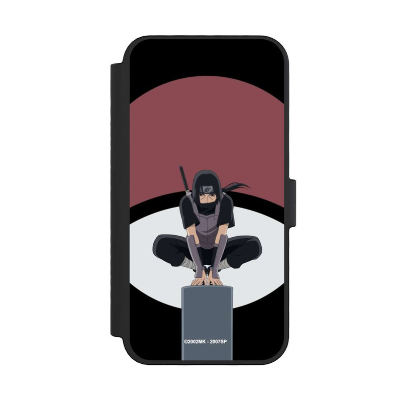 iPhone 16 Pro NIVOflip Symbole Itachi Uchiha noir