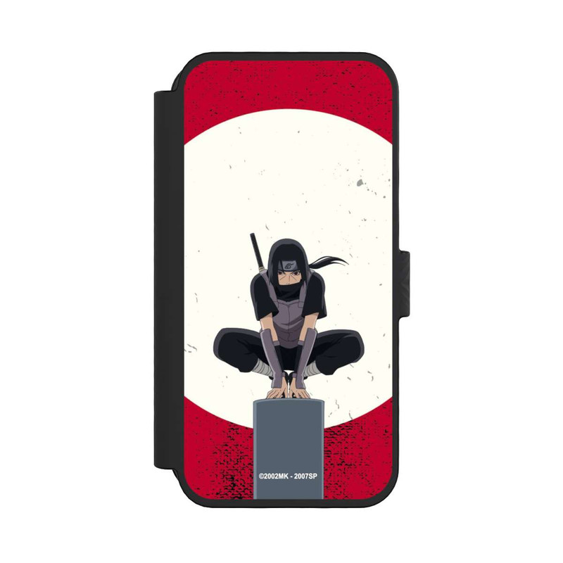 iPhone 16 Pro NIVOflip Itachi Uchiha symbol red background